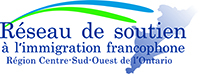 Logo for Reseau de soutien a l'immigration francophone Region Centre-Sud-Ouest de l'Ontario